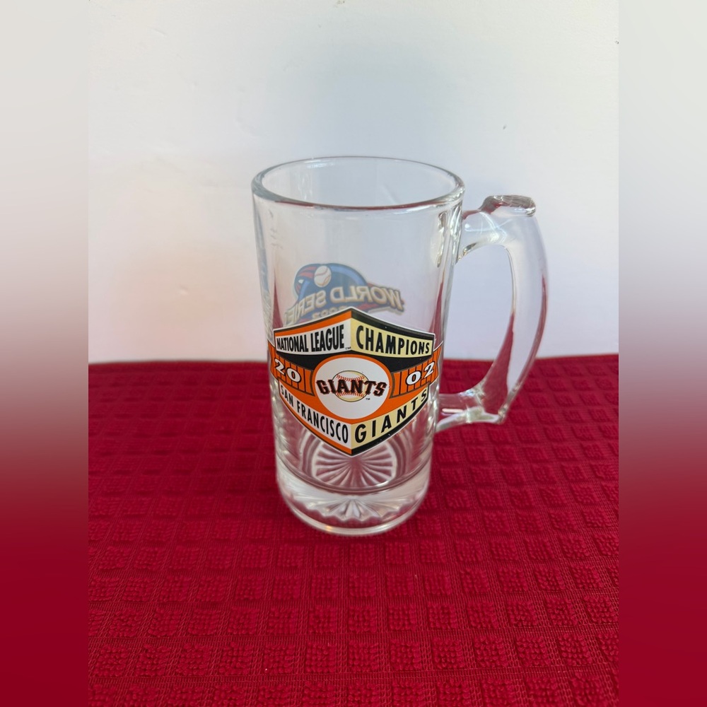 San Francisco Giants 2010 World Series 3D Logo 12 Oz. Glass Mug